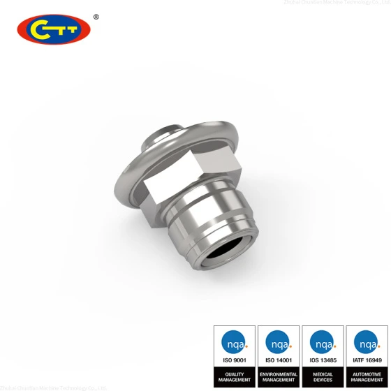 高纯气体VCR卡套接头-广东cnc精密加工工厂